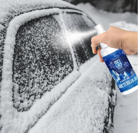 Spray Dezghețant pentru Parbriz – 100ml | Îndepărtează Instant Gheața și Zăpada