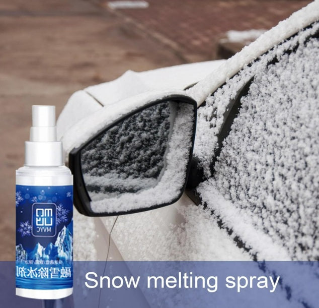 Spray Dezghețant pentru Parbriz – 100ml | Îndepărtează Instant Gheața și Zăpada